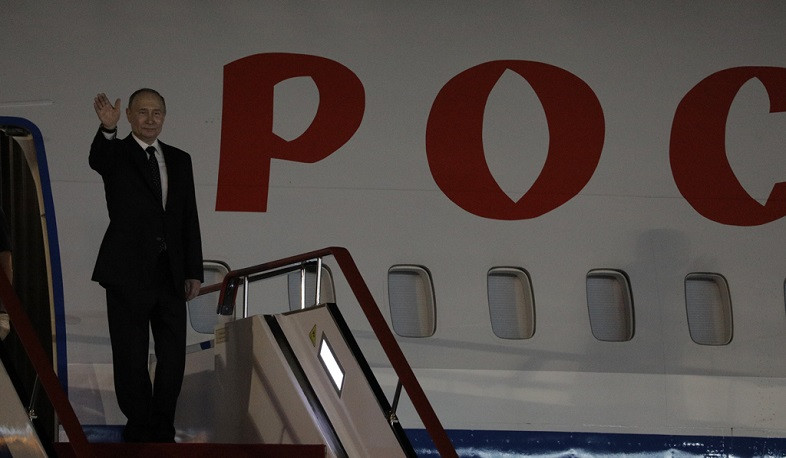 Putin arrived in Mongolia on official visit