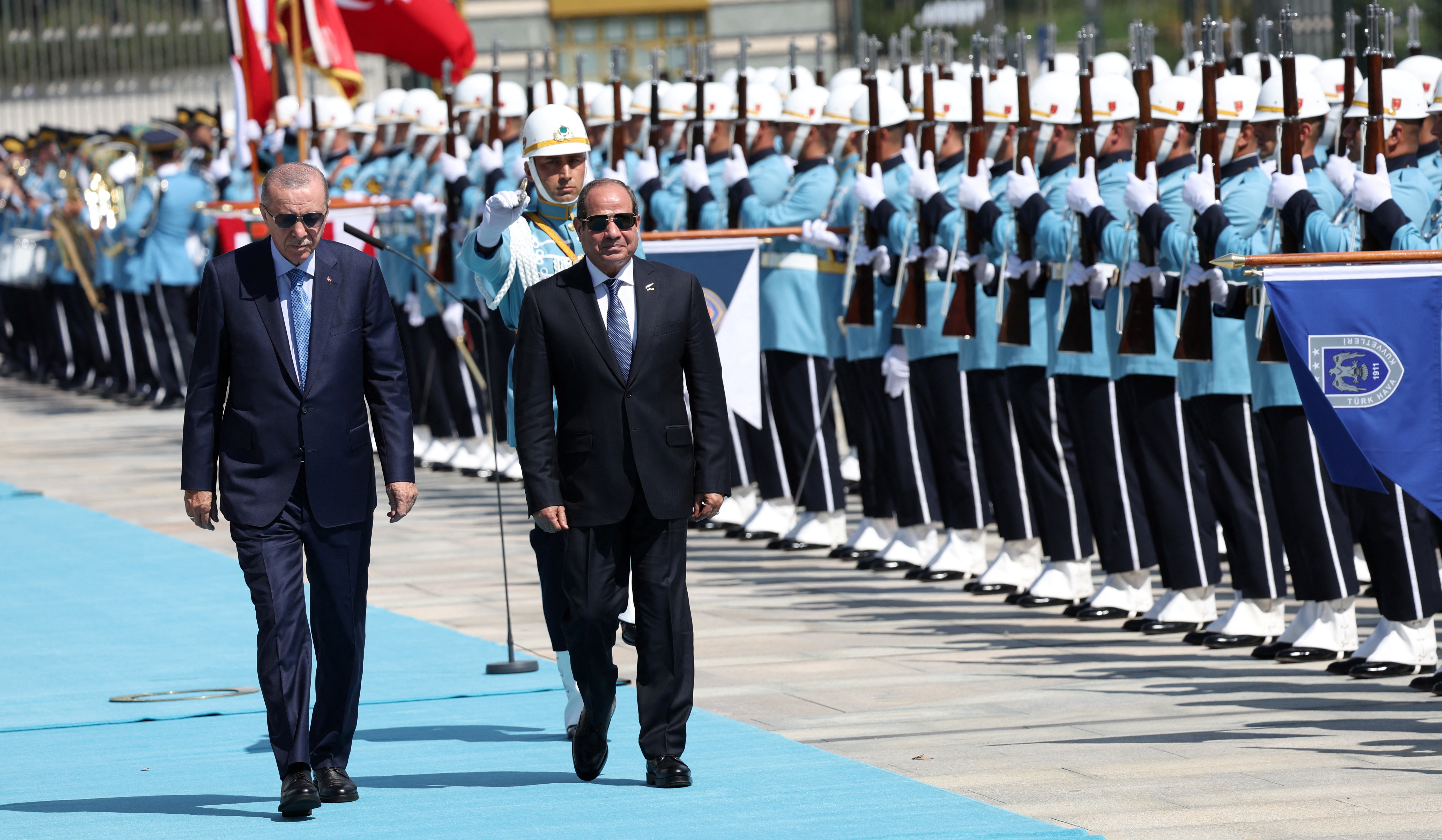 Egyptian President in Turkey for first time in 12 years as relations thaw