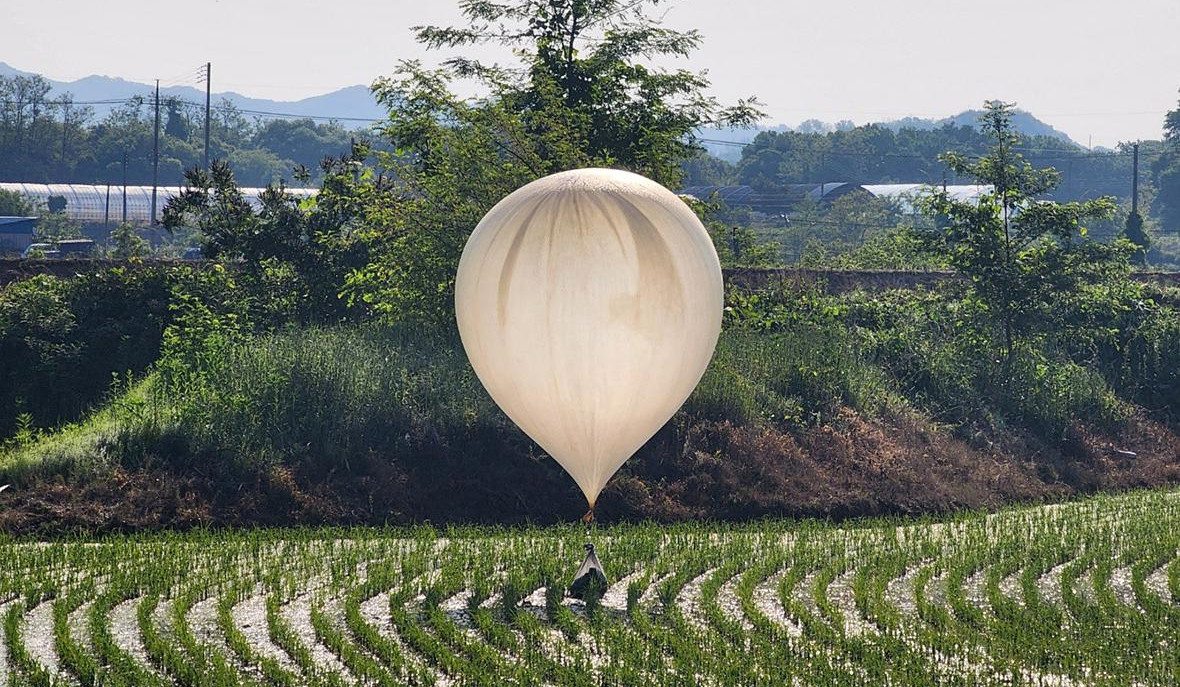 North Korea sends more trash balloons