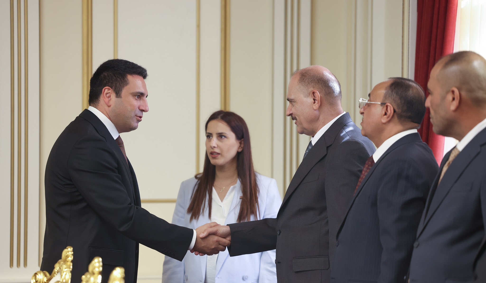 NA President Alen Simonyan meets with President of Federal Supreme Court of the Republic of Iraq Jassim Muhammad Abboud