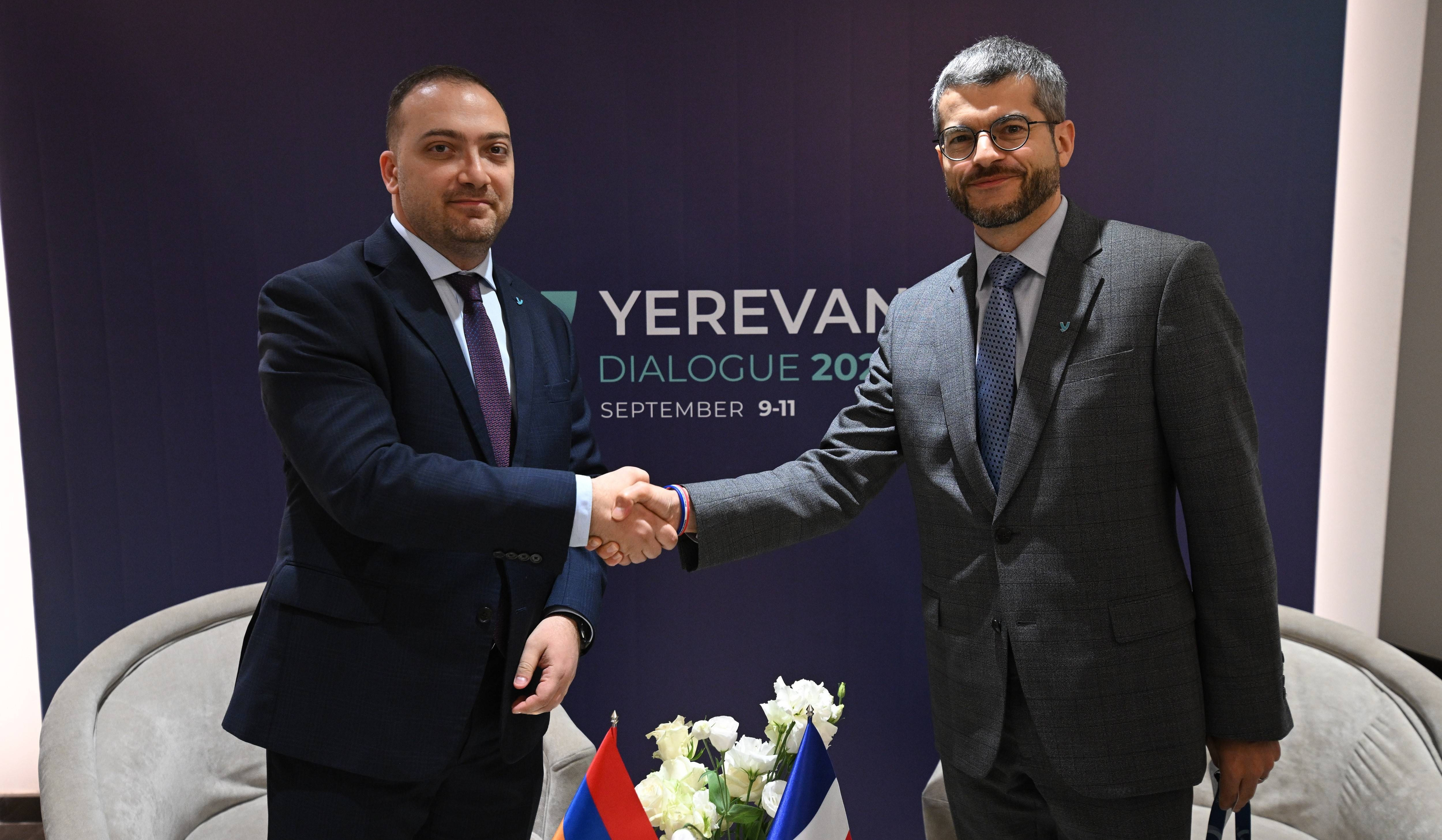 New opportunities for cooperation between foreign departments of Armenia and France discussed