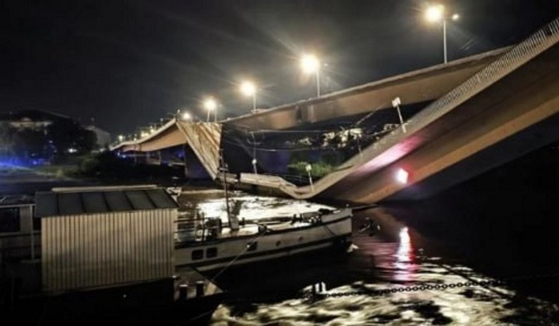 Dresden bridge collapses into river Elbe, no casualties, fatalities