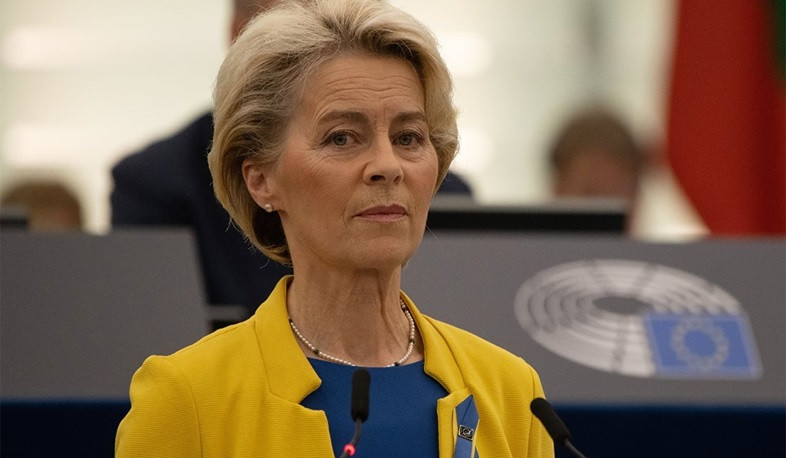 Ursula von der Leyen Kiyevə gedib