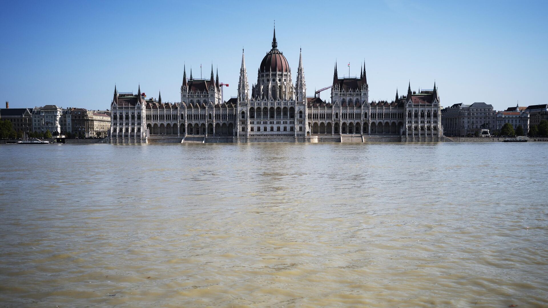 Hungary Danube waters reach decade high after Storm Boris