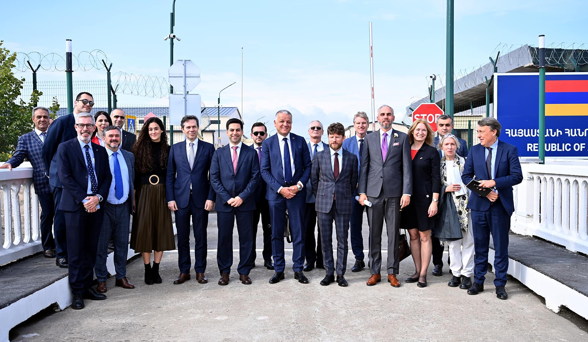 SRC Chairman and Ambassadors of EU countries toured area of Margara checkpoint