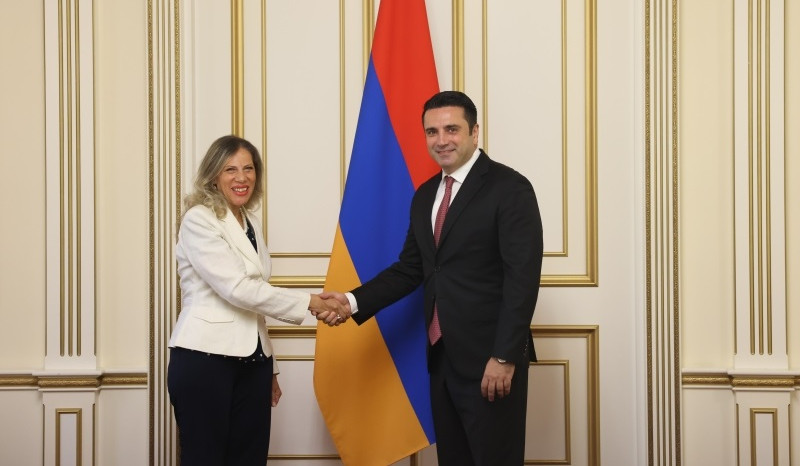 Alen Simonyan Receives Ambassador Extraordinary and Plenipotentiary of the Arab Republic of Egypt to Armenia Serenade Gamil