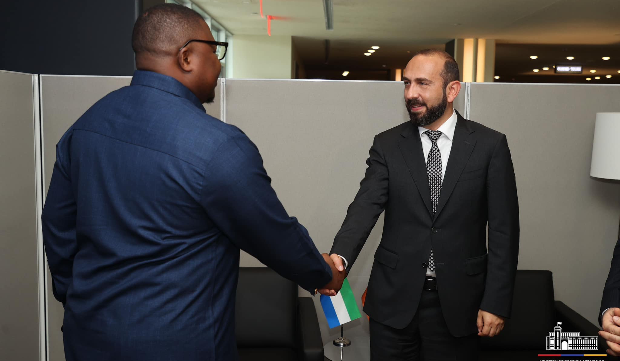 Armenia’s Sierra Leone’s Foreign Ministers discuss international and regional security issues