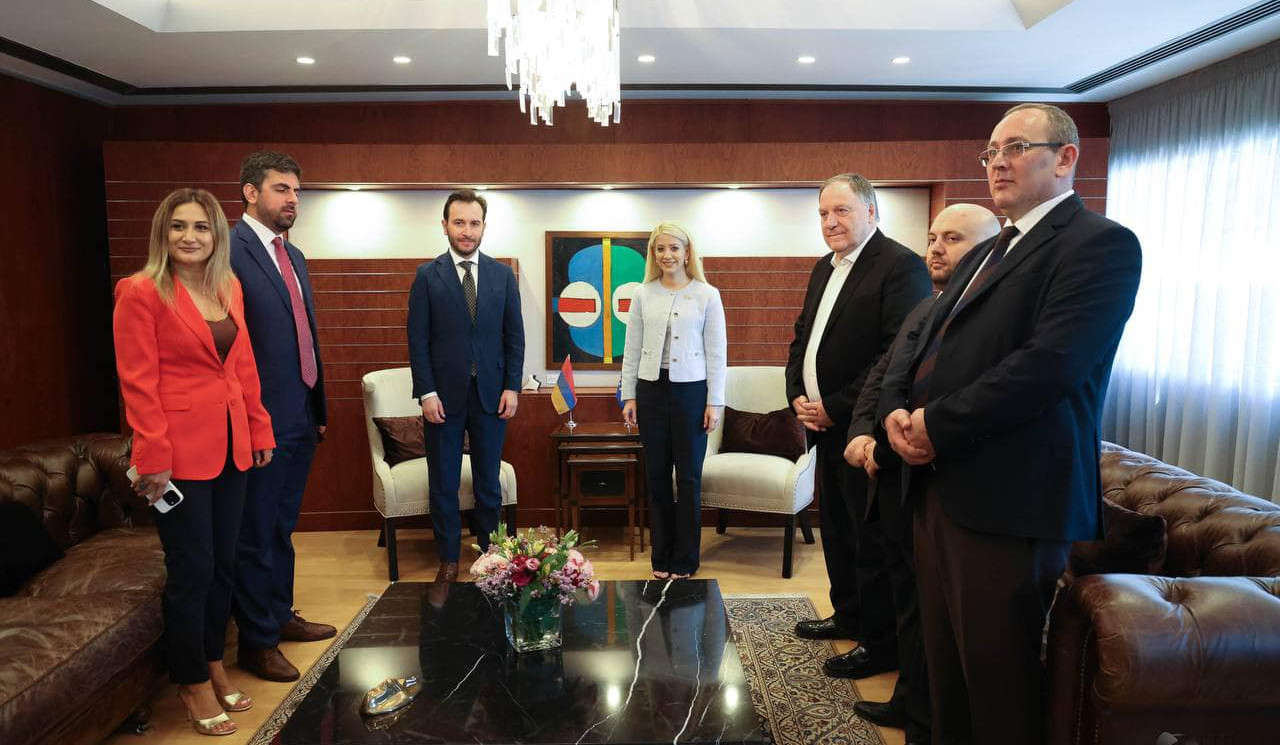 Delegation led by Hayk Konjoryan meets with President of House of Representatives of Cyprus in Nicosia