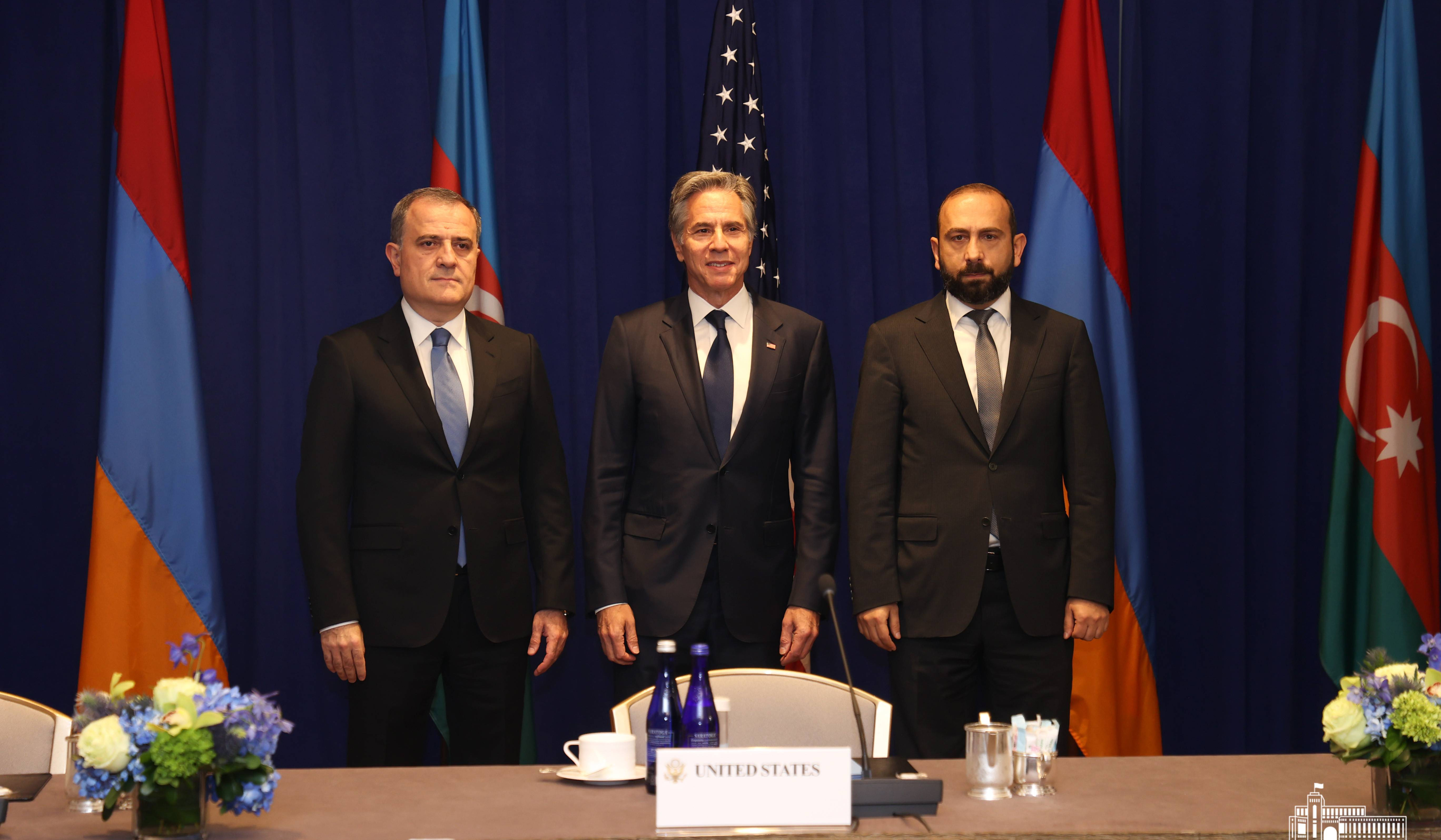 Blinken-Mirzoyan-Bayramov meeting concludes in NYC with agreement on additional efforts Peace Agreement