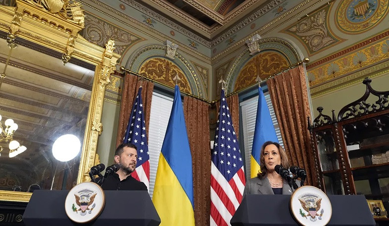 Harris believes Ukraine should not cede territory to achieve peace