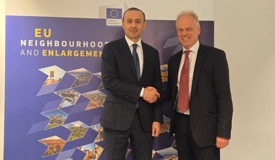 Armen Grigoryan and Gert Jan Koopman discussed 'Crossroads of Peace' project and possibilities of its implementation