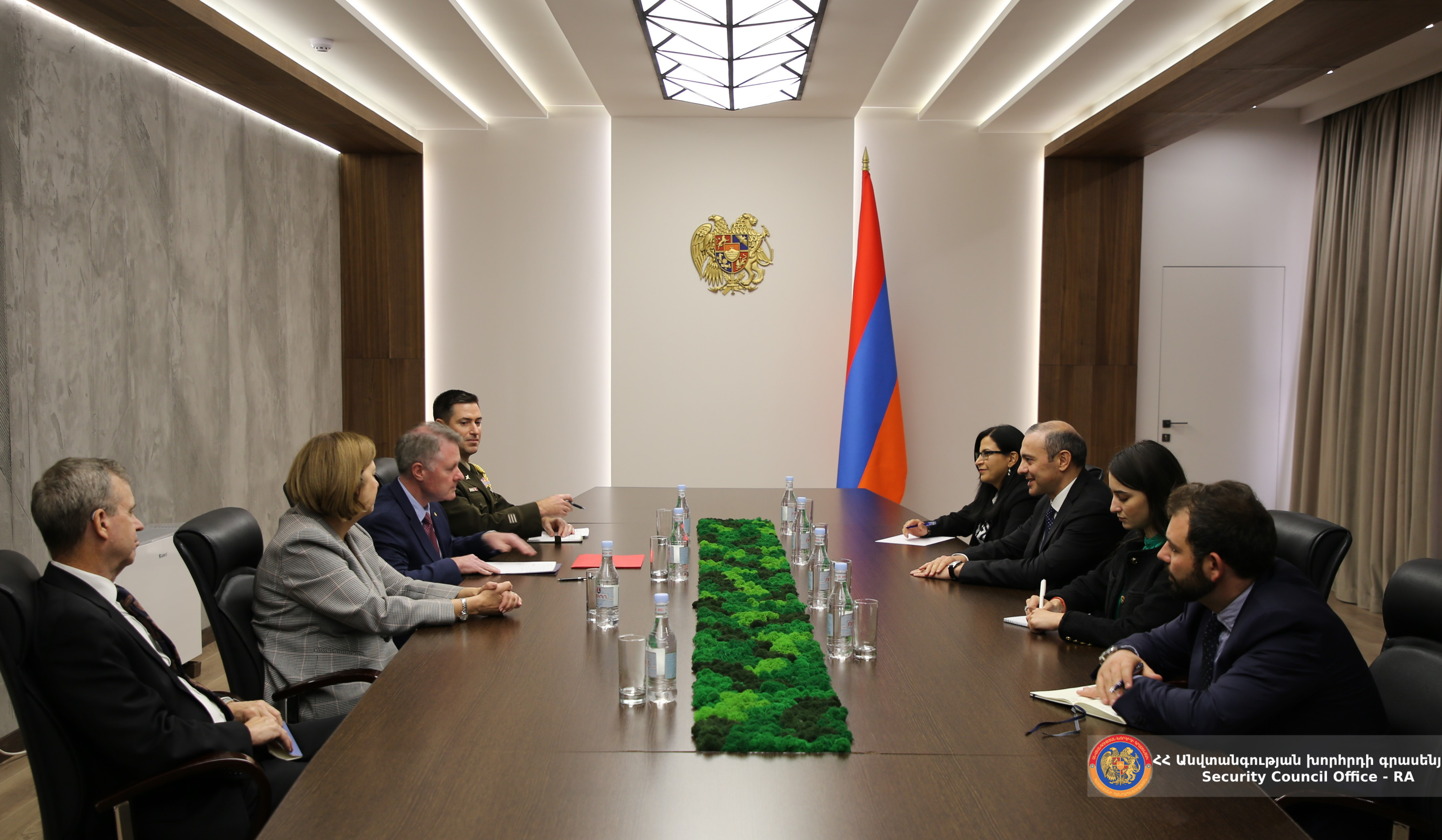 Secretary of Armenia's Security Council and  Patrick Prior discussed issues related to regional security situation