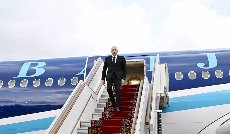 Aliyev arrived in Moscow to participate in CIS summit