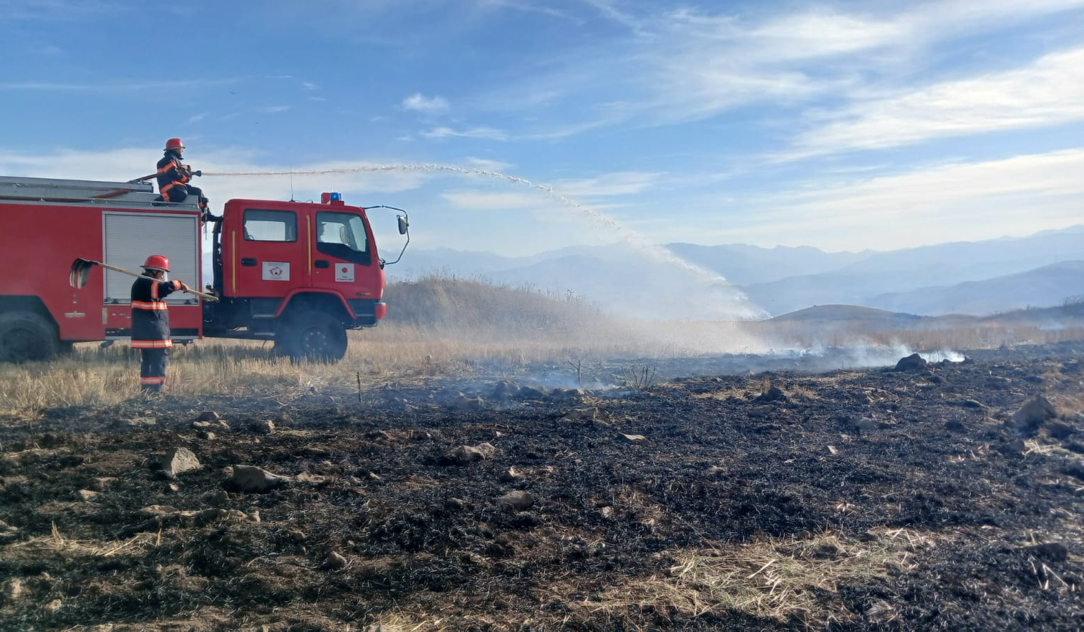 Հրդեհ Ծղուկ գյուղի լեռան մոտակայքում