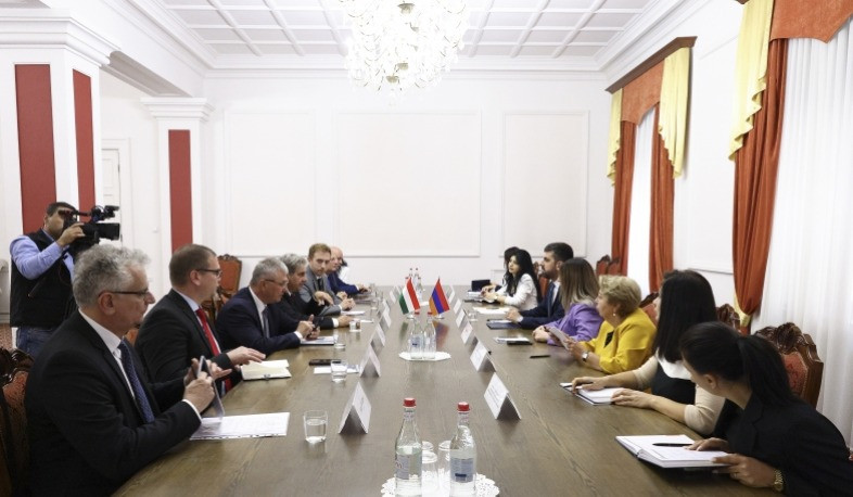 Sargis Khandanyan meets with delegation led by Head of Hungary-Armenia Friendship Group