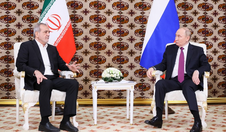 Russia’s Putin meets Iran’s Pezeshkian amid spiralling Middle East violence