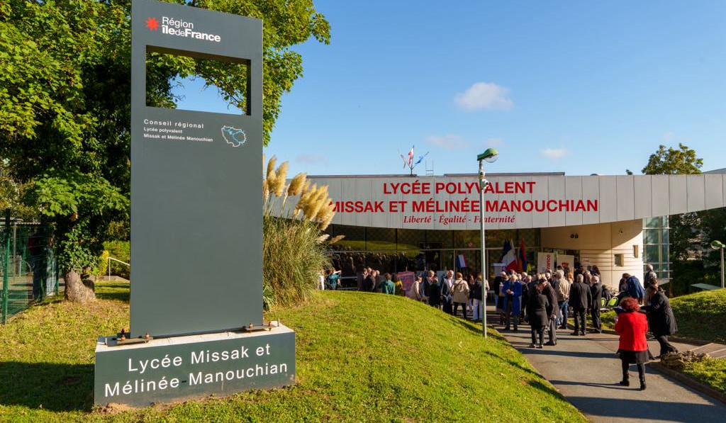 First school in France named after Armenian hero of Resistance Movement Missak Manouchian