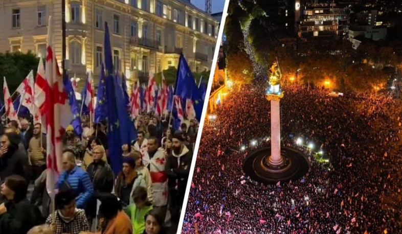 Tens of thousands of people participated in pro-European rally in Tbilisi