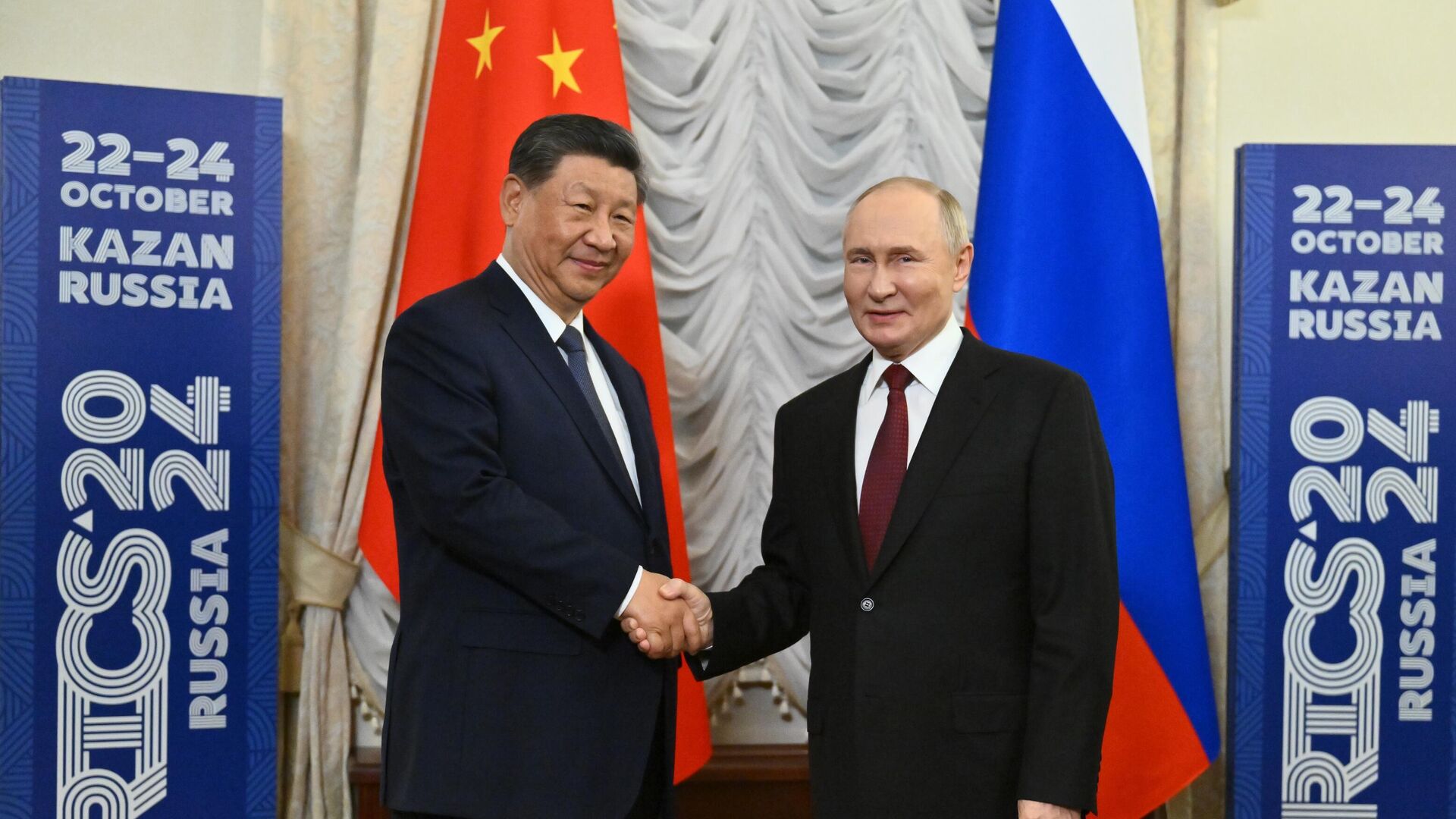 Putin praises China-Russia relations as a model during a meeting with President Xi