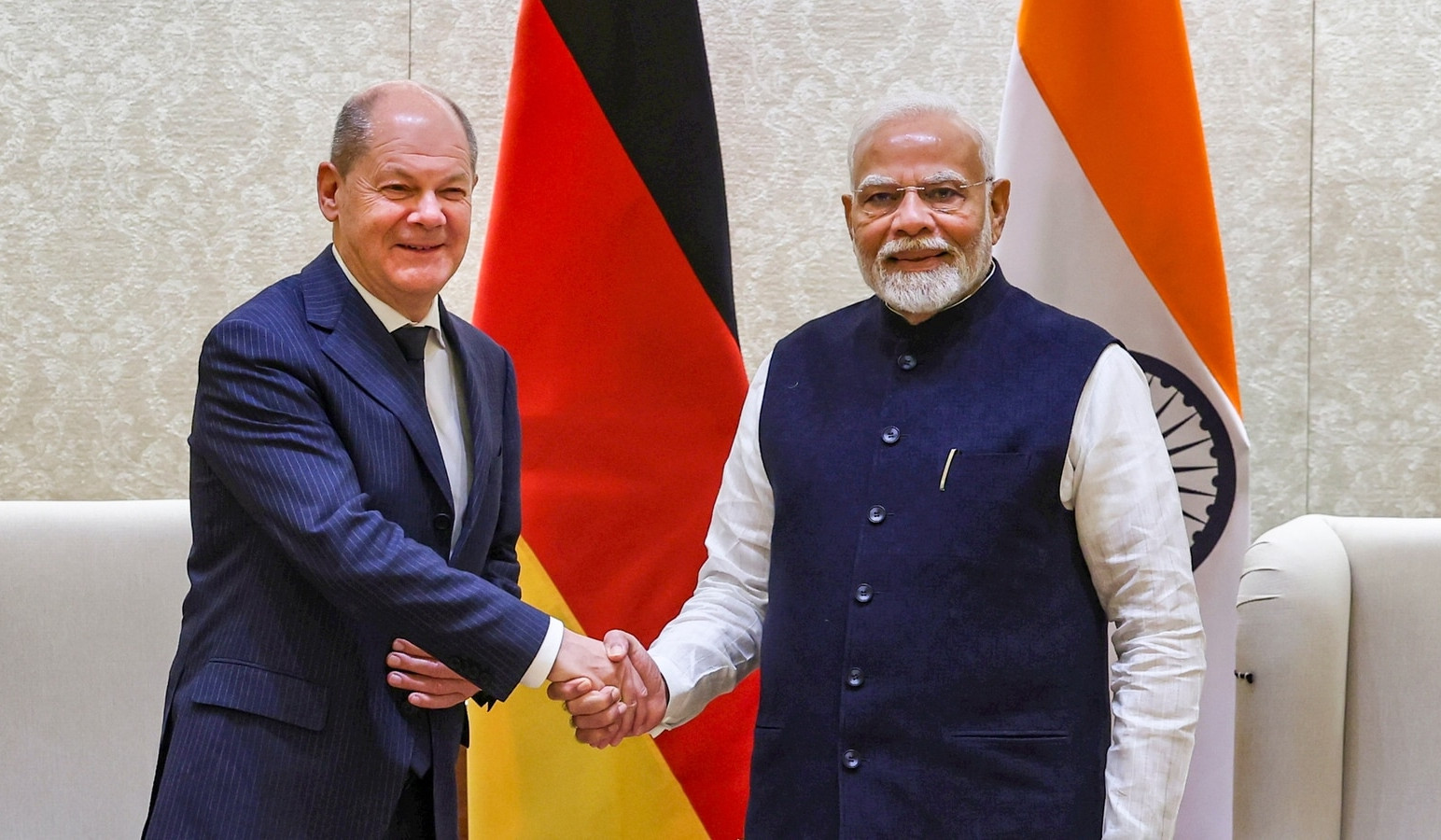 German Chancellor Scholz 'pushing for swift progress' to free trade agreements between EU and India