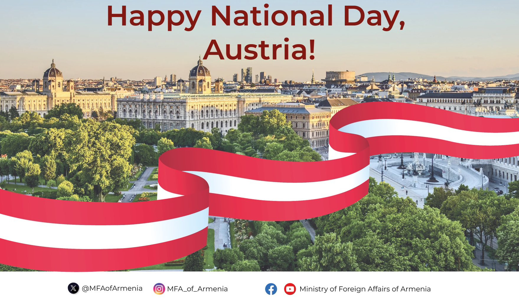 We value the productive dialogue between our countries: Foreign Ministry congratulated Austria on National Day