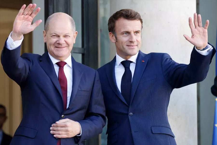 Macron and Scholz vow ‘stronger European unity’ as Trump claims victory