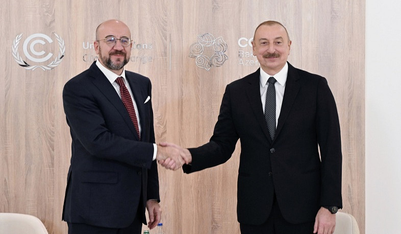 Charles Michel discussed process of regulating Armenia-Azerbaijan relations with Aliyev within framework of COP29