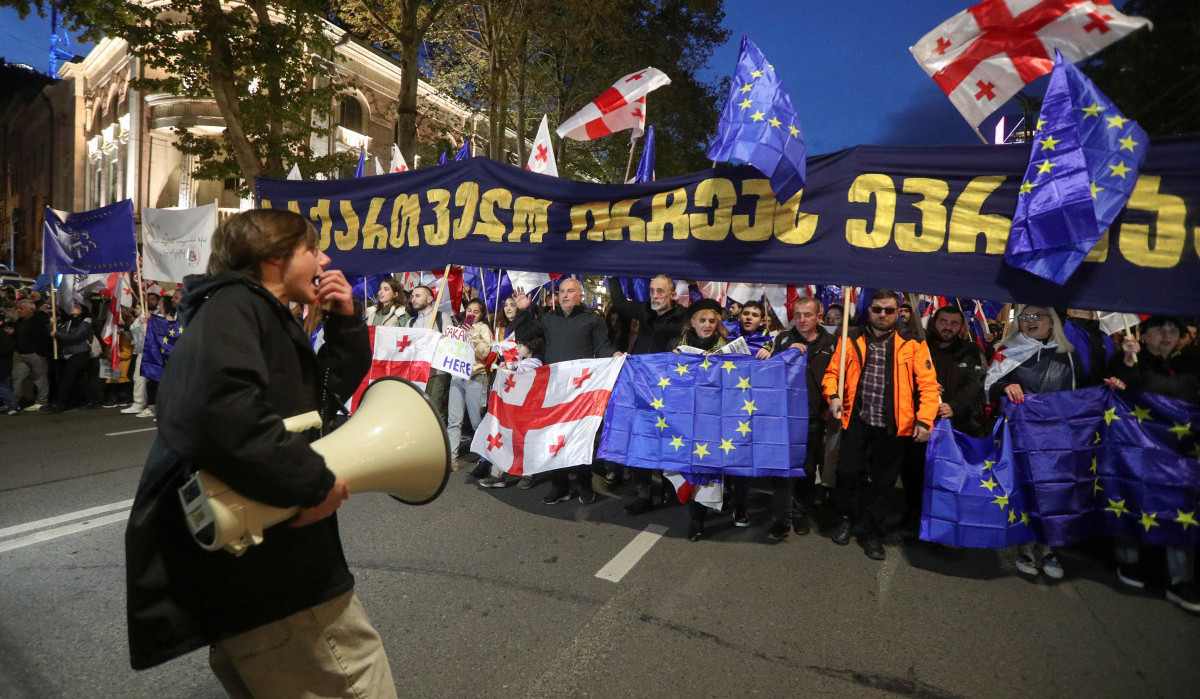 Митинг оппозиции в Тбилиси завершился без инцидентов