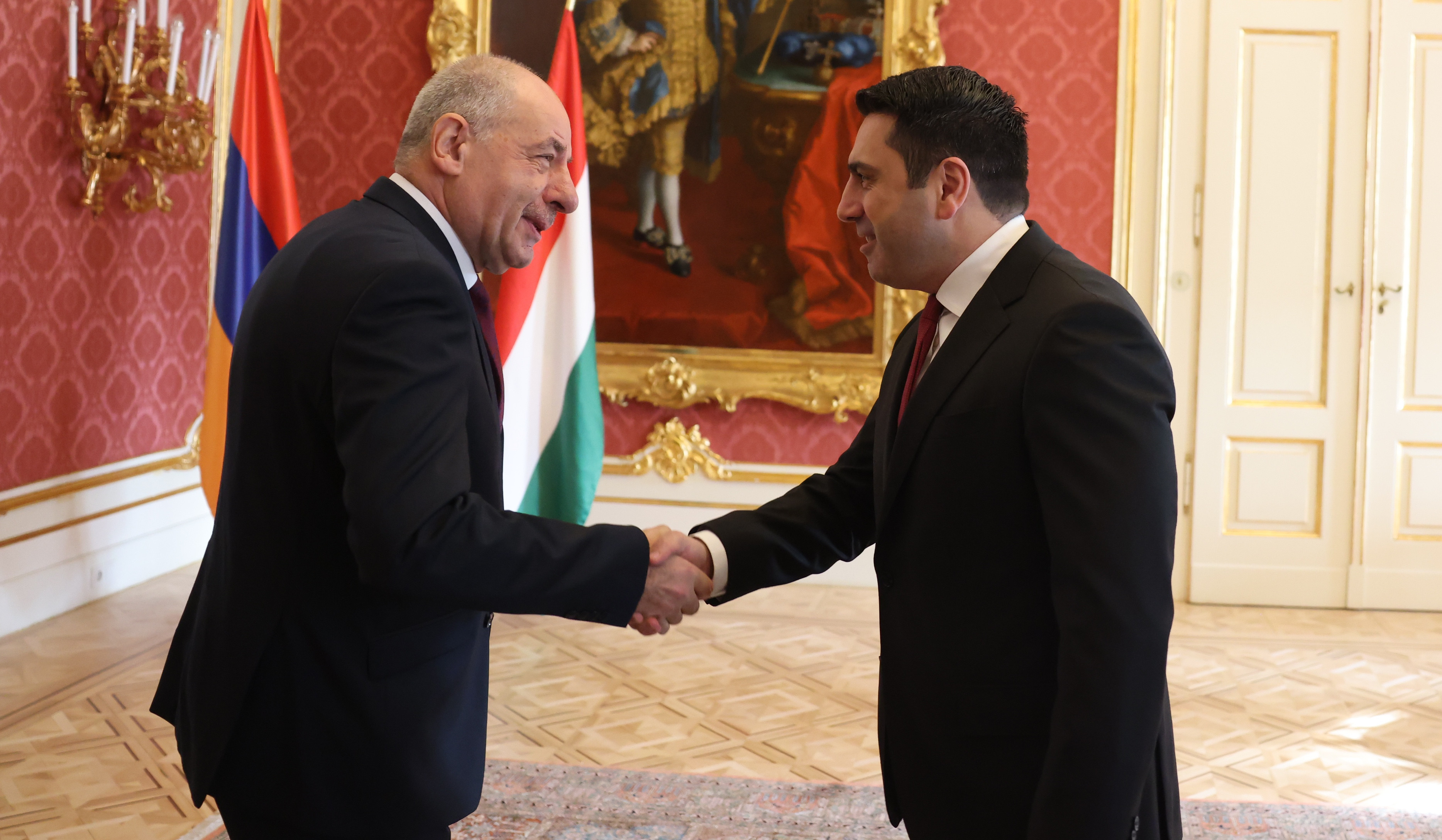 Alen Simonyan meets with President of Hungary Tamás Sulyok