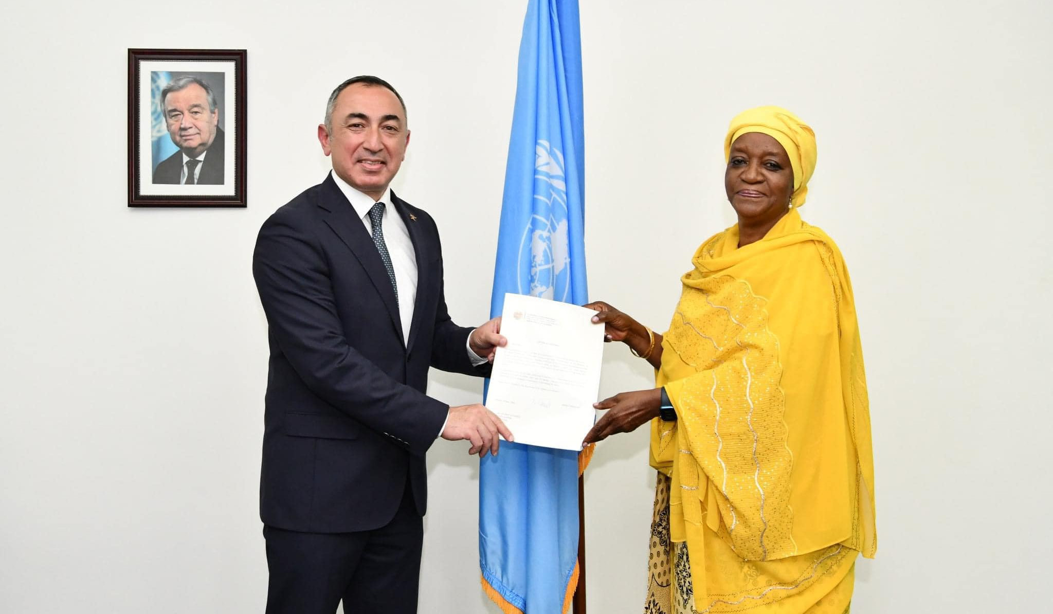 Ambassador to Ethiopia handed over to Hawa Bangura letter from Minister of Foreign Affairs of Armenia on accreditation of Permanent Representative of Armenia to two UN agencies