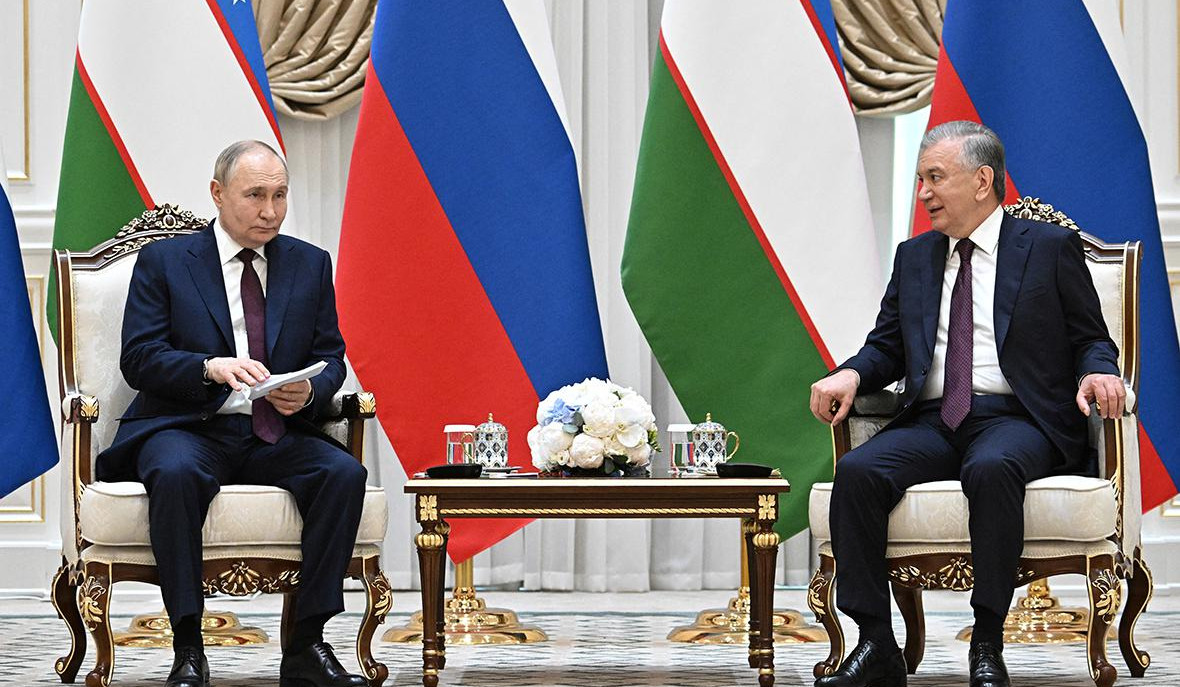 Putin and Mirziyoyev expressed their intention to maintain close cooperation between two countries' security agencies