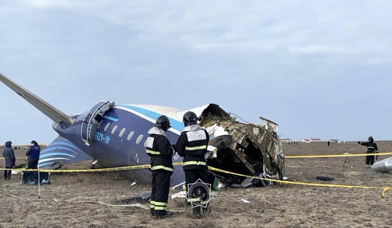 Holes visible in wreckage of Azerbaijan Airlines; sources say Russia downed aircraft