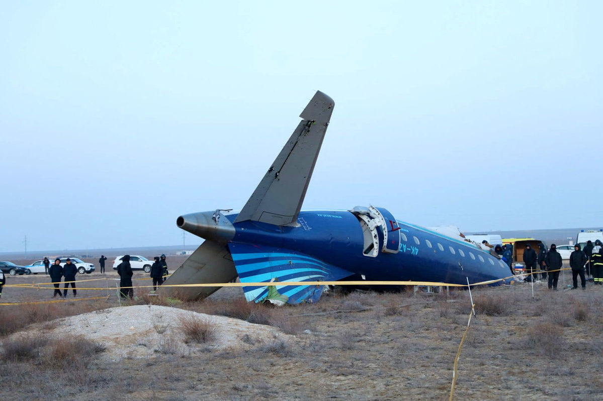 Second black box found at plane crash site near Aktau: Kazakh official