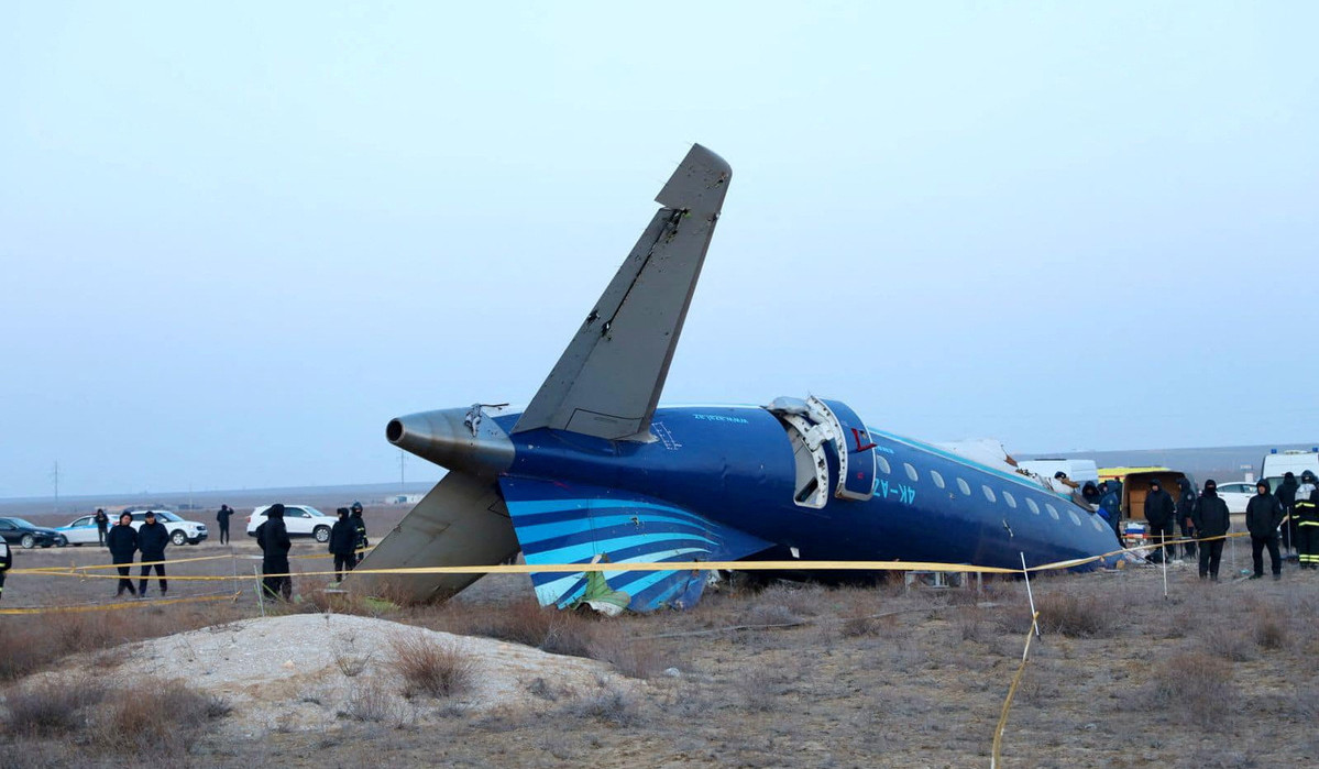 Second black box found at plane crash site near Aktau: Kazakh official