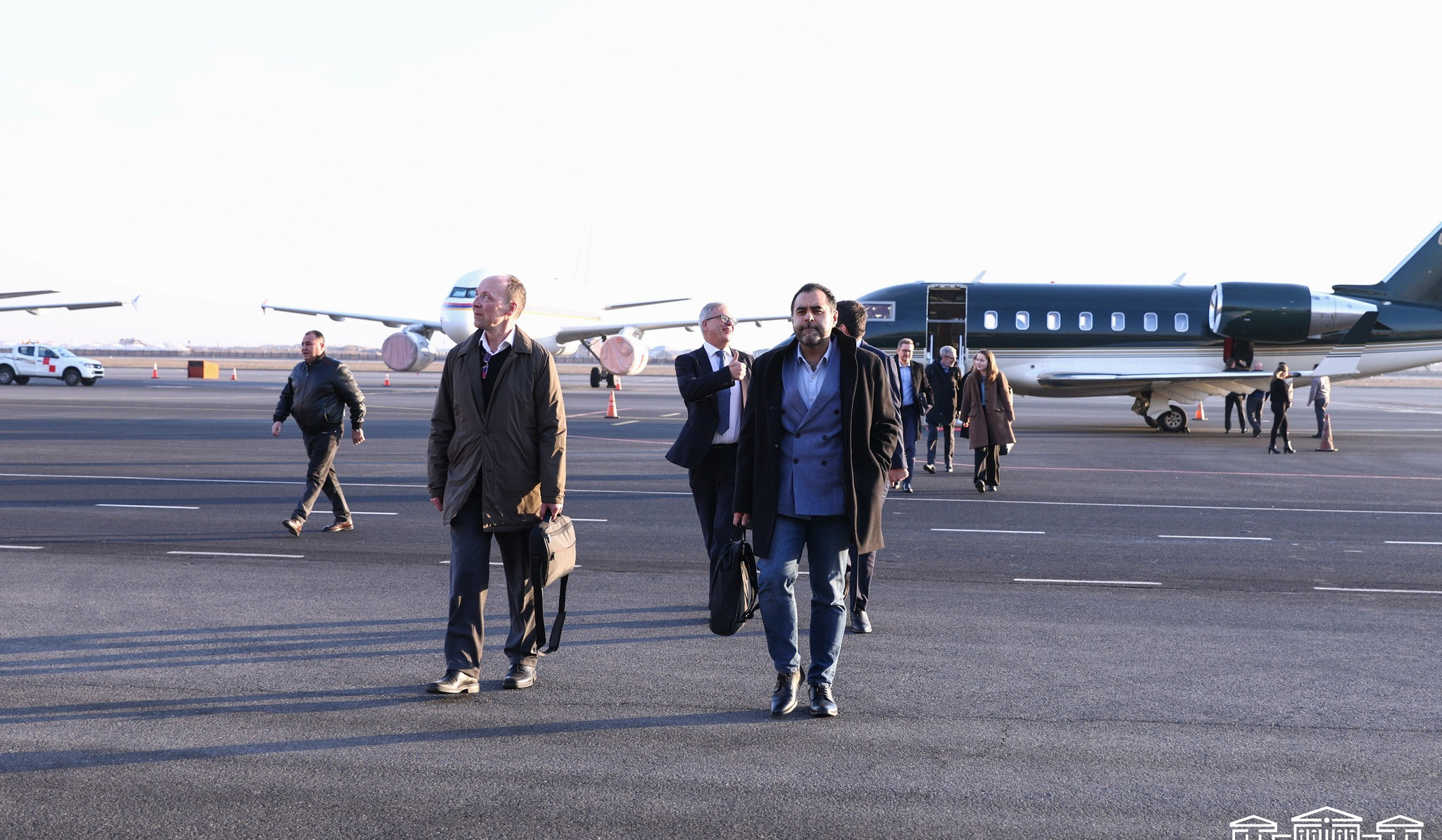 Delegations led by presidents and vice presidents of Nordic-Baltic Eight parliaments arrived in Armenia