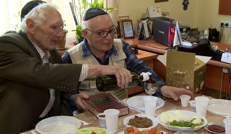 Jewish people celebrate Passover