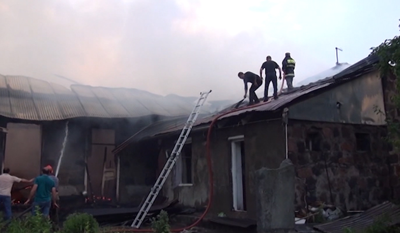 Fire erupts in Haghpat monastery building