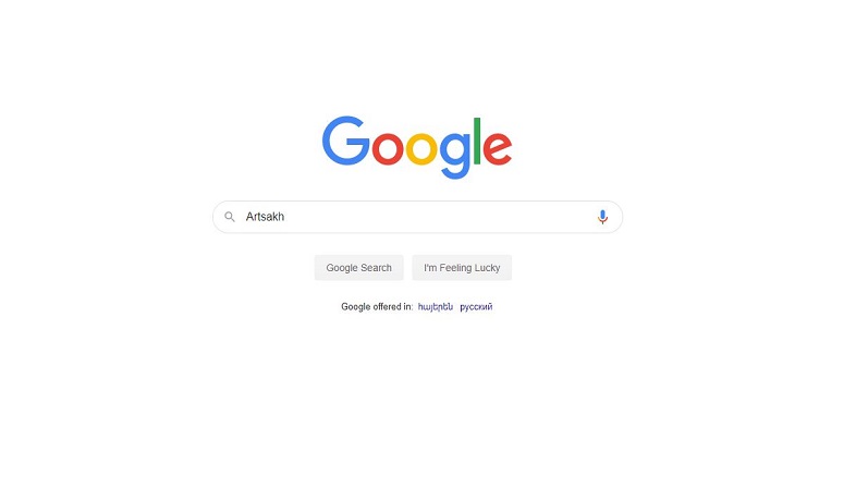Google-ում «Արցախ» բառի որոնումն ավելացել է 800 հազարով