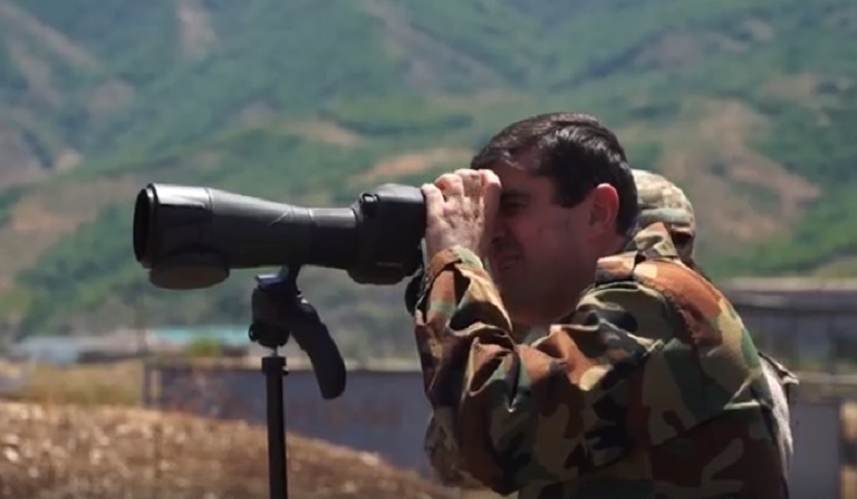 The NKR President was monitoring anti-terrorist training exercise demonstrated by NSS special unit