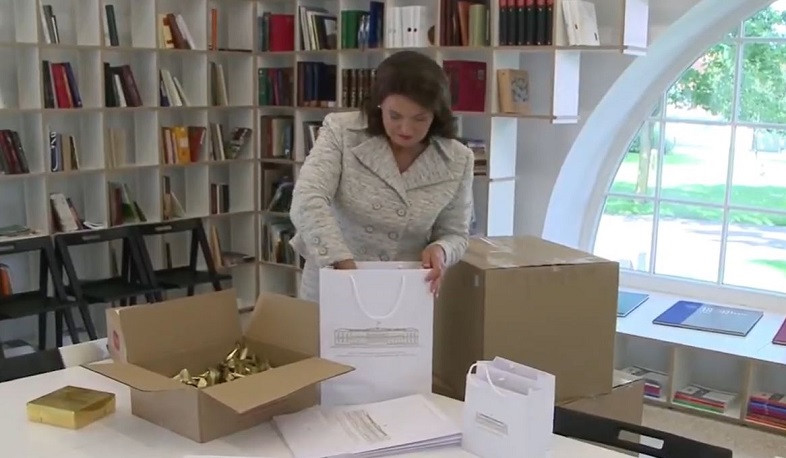 The first lady of Lithuania sent gifts to Armenian children infected with coronavirus