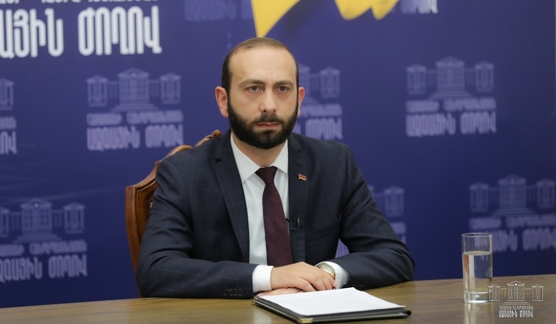 The international community must face terrorism together. Ararat Mirzoyan