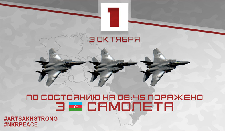 Еще 3 самолета. Уничтожение воздушных сил противника продолжается. Инфографика