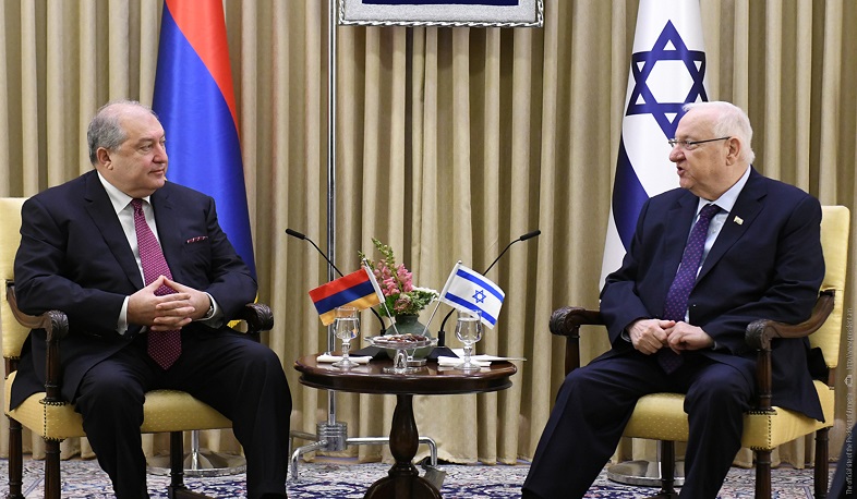Արմեն Սարգսյանը Իսրայելի նախագահին հորդորել է օգտագործել ազդեցությունը՝ անհապաղ դադարեցնելու Ադրբեջանին զենքի մատակարարումները