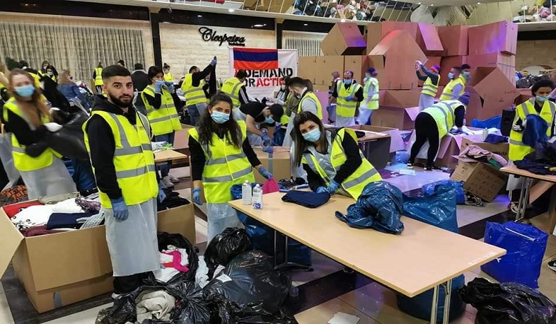 About 22 tons of humanitarian aid is sent to Armenia from Sweden. Photos