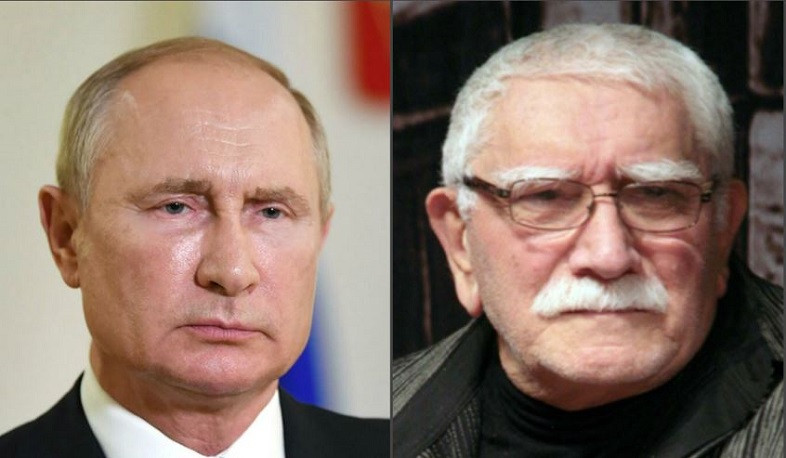 The Russian President expressed condolences on the death of Armen Jigarkhanyan