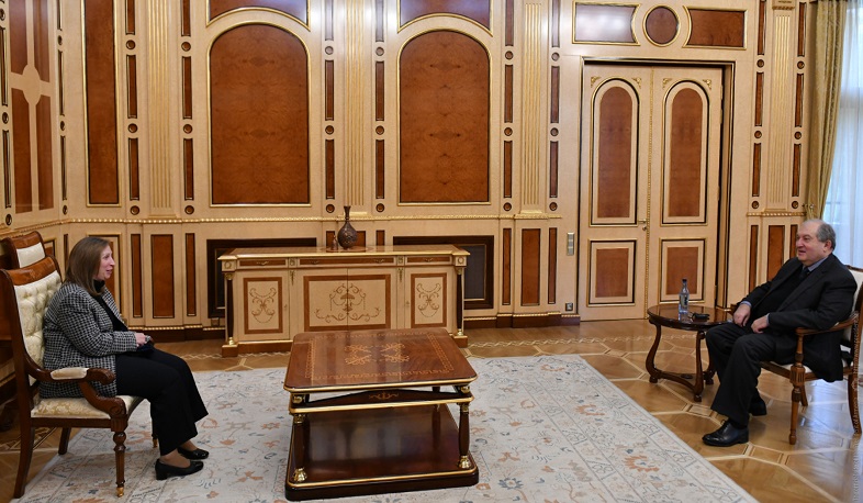 President Armen Sarkissian met with the US Ambassador to Armenia Lynne Tracy