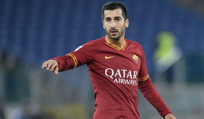 Henrikh Mkhitaryan is the best football player of "Roma" in November