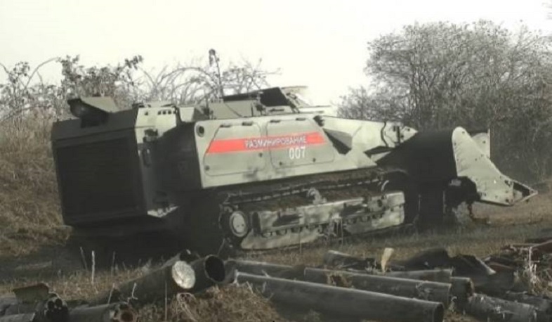 Russian peacekeepers have cleared 400 hectares of land in Nagorno-Karabakh