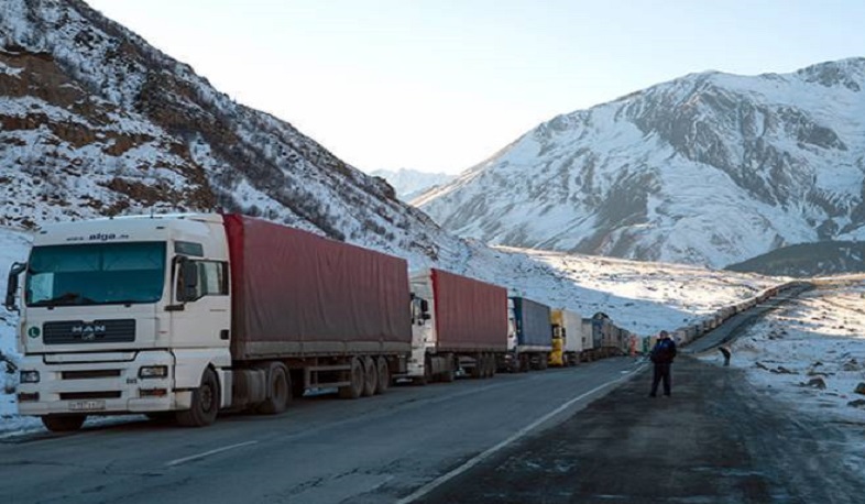 Ստեփանծմինդա-Լարս ավտոճանապարհը փակ է. ռուսական կողմում կա կուտակված 450 բեռնատար