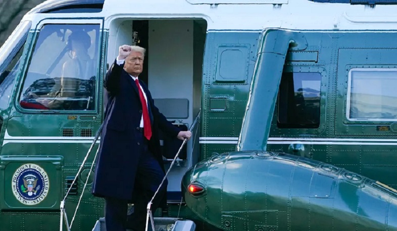 Дональд Трамп покинул Белый дом